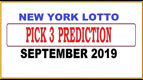 ny lotto predictions|ny pick 3 evening numbers.